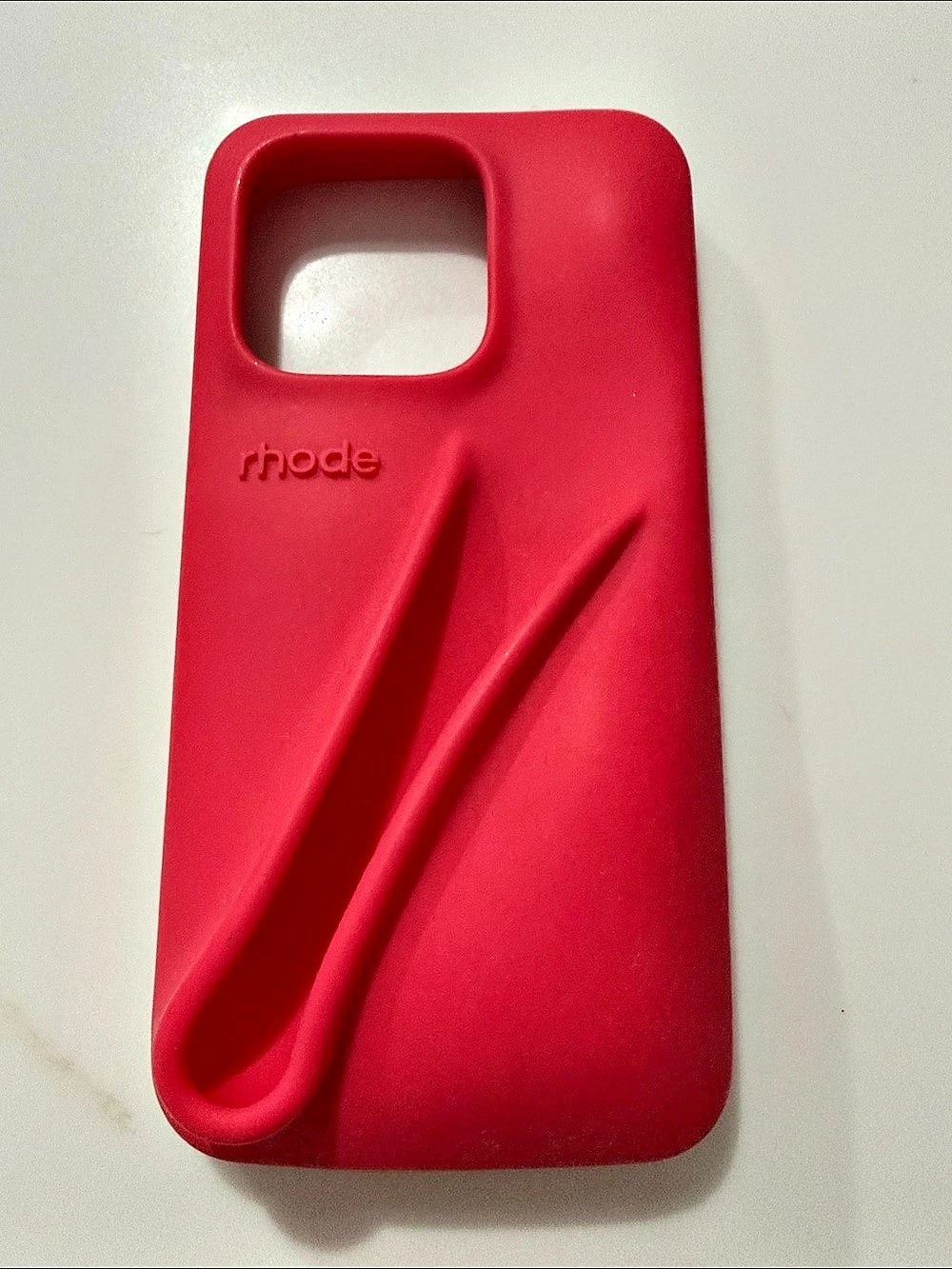 rhode Silicone Lip Case Red Phone Case